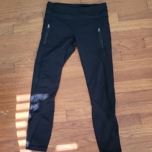 Lululemon mesh zipper leggings